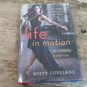 SIGNED book, MISTY COPELAND, Life in Motion, an Unlikely Ballerina, NEW unused.